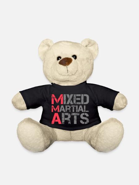 mma fighting kampfsport mixed martial arts Logo - Teddy - Schwarz