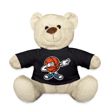 Dab dabbing basketball balle ball - Nounours - noir - Devant