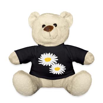 Blume Gänseblümchen - Teddy - Schwarz - Vorne