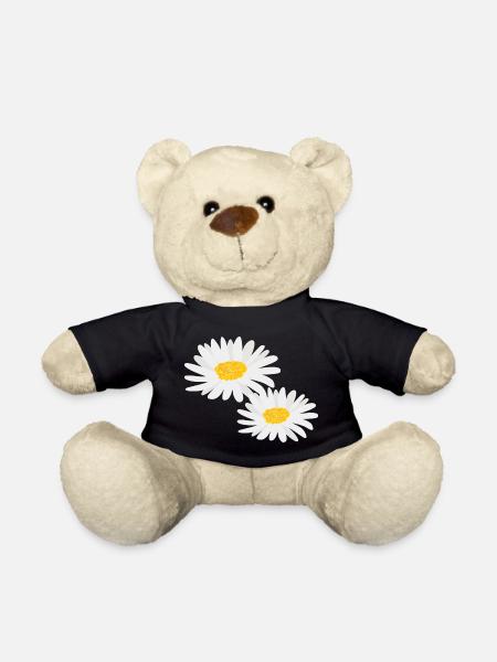 Blume Gänseblümchen - Teddy - Schwarz