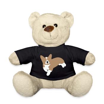 Corgi - Teddy Bear - black - Front