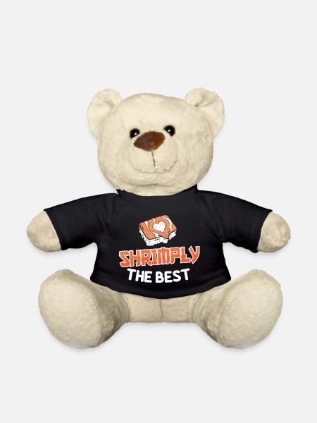 Shrimply the best l Shrimp Dear friends Japan - Teddy Bear - black