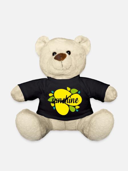sunshine - Teddy Bear - black