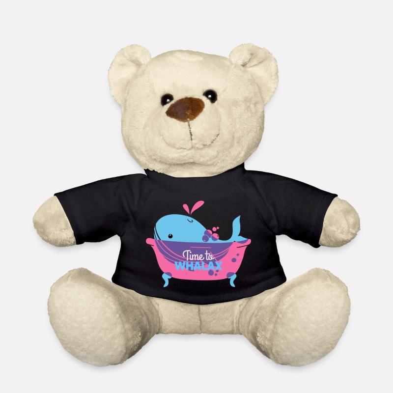Time to relax, time to Whalax - Teddy - Schwarz