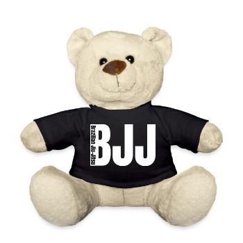 Brazilian Jiu-Jitsu Sign BJJ - Teddy Bear - black - Front