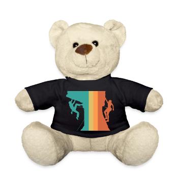 Vintage Climbing - Teddy Bear - black - Front