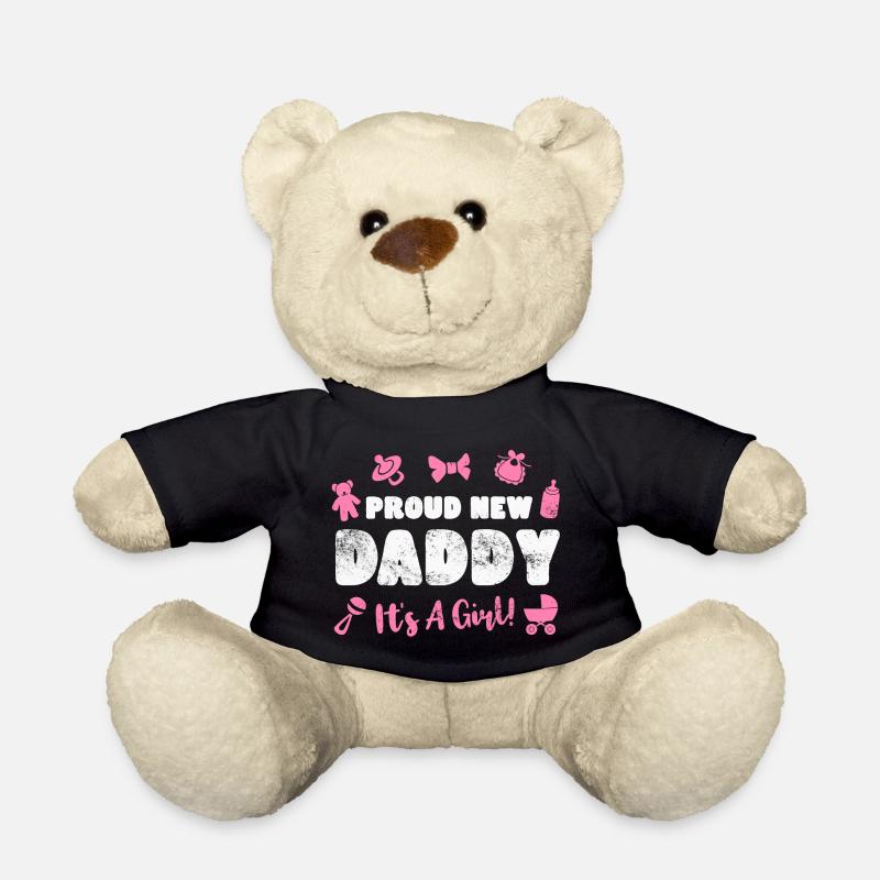 Vater Vaterschaft Baby Geburt - Teddy - Schwarz