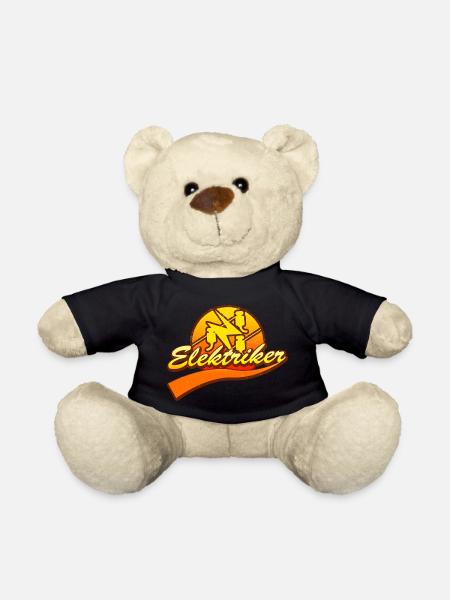 Elektriker Zunftzeichen Retro Vintage Style - Teddy - Schwarz