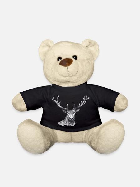 Deer - Teddy Bear - black