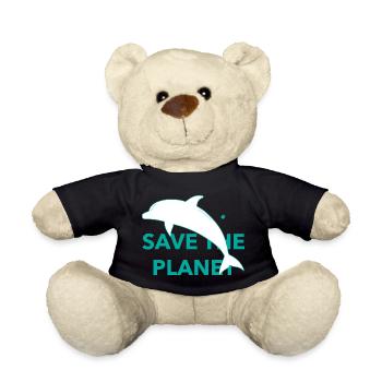 Save The Planet - Teddy - Schwarz - Vorne