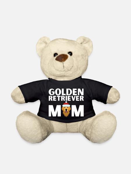 GOLDEN RETRIEVER MOM - Teddy Bear - black