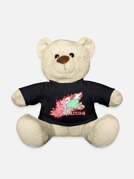 Drapeau palestinien libre G5 - Nounours - noir