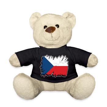 Design tchèque pour les fans tchèques - Nounours - noir - Devant