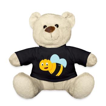 Bee - Teddy Bear - black - Front