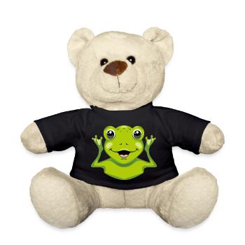 Grenouille chanceuse - Nounours - noir - Devant