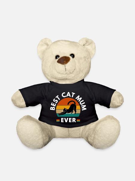 MEILLEURE MAMAN DE CHAT JAMAIS - Nounours - noir