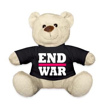 End war - Teddy - Schwarz - Vorne