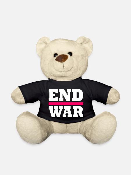 End war - Teddy - Schwarz