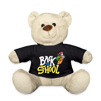 Back To School / Bonne Rentrée Scolaire - Nounours - noir - Devant