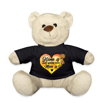 Stolze Mama Mutter Mami Lebensaufgabe Kinder Kind - Teddy - Schwarz - Vorne