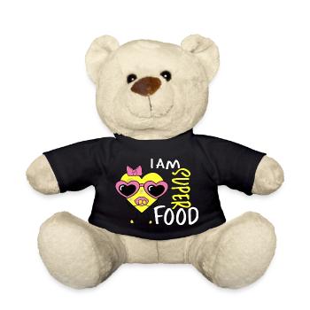 Cœur de fromage - Nounours - noir - Devant