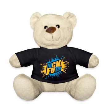 Conception du logo Puck Futin - Nounours - noir - Devant
