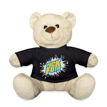 Conception du logo Puck Futin - Nounours - noir - Devant