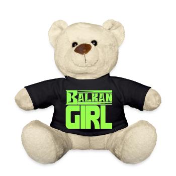 Balkans Croatie Bosnie Serbie juge exyu boy girl - Nounours - noir - Devant
