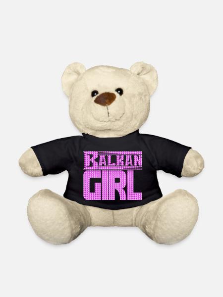 Balkans Croatie Bosnie Serbie juge exyu boy girl - Nounours - noir