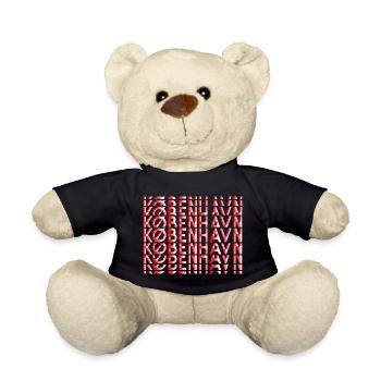 Kobenhavn Neon Raster - Teddy - Schwarz - Vorne