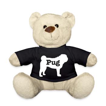 Mops - Teddy - Schwarz - Vorne