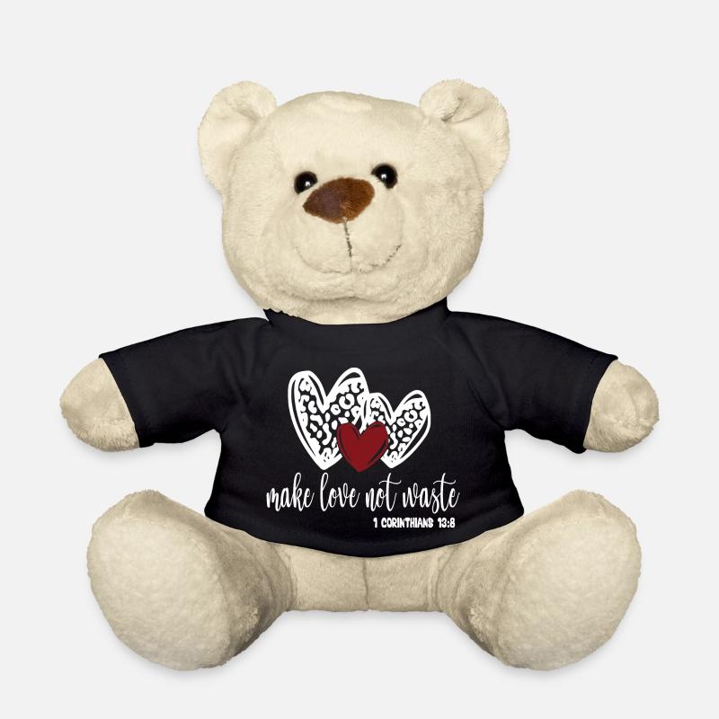 Make Love Not Waste - Nounours - noir