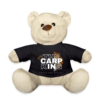 The Carp King Design - Teddy Bear - black - Front