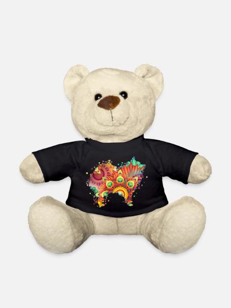 German Spitz Deutscher Spitz Hund Design Hunde - Teddy - Schwarz