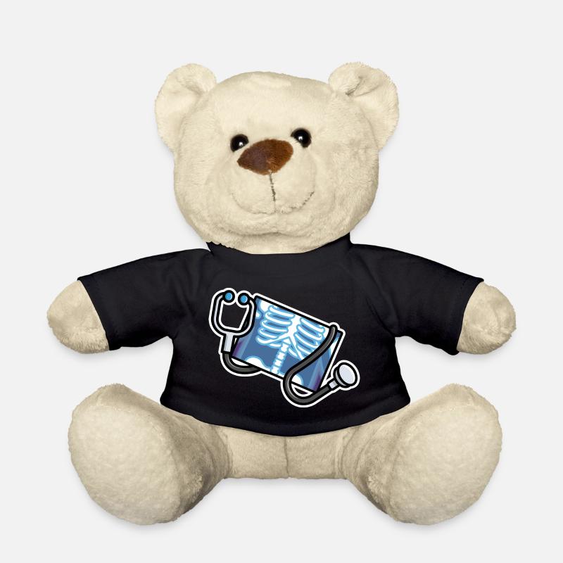 Logo Radiology Manip Radio Radiologist Radiology - Teddy Bear - black