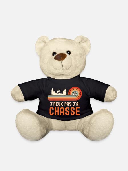 Je peux pas j ai chasse - Nounours - noir