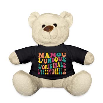 mamou l'unique l'originale l'exceptionnelle - Nounours - noir - Devant
