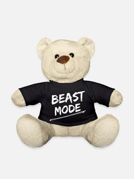 Body building muscle building strength training workout - Teddy Bear - black