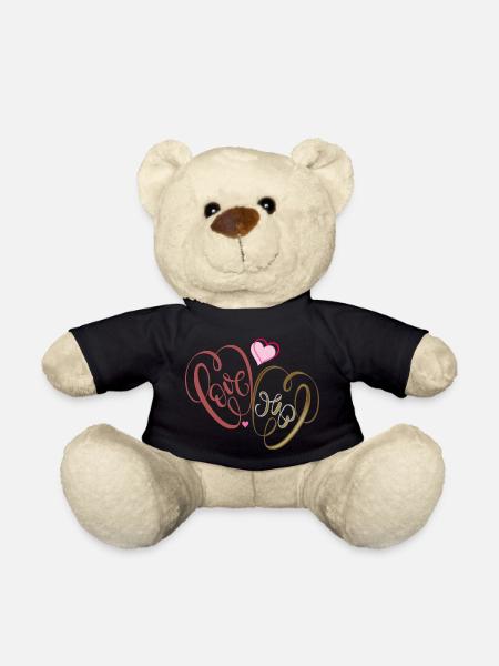 love,Herzen - Teddy - Schwarz