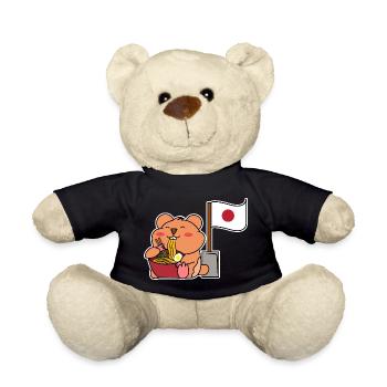 Popkultur Asiatisch Manga Anime Asien Zeichentrick - Teddy - Schwarz - Vorne