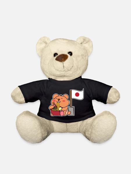 Popkultur Asiatisch Manga Anime Asien Zeichentrick - Teddy - Schwarz