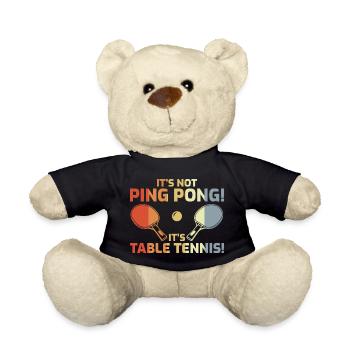 It's Not Ping Pong - Teddy - Schwarz - Vorne