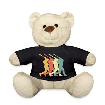 Baseball Batter - Teddy - Schwarz - Vorne
