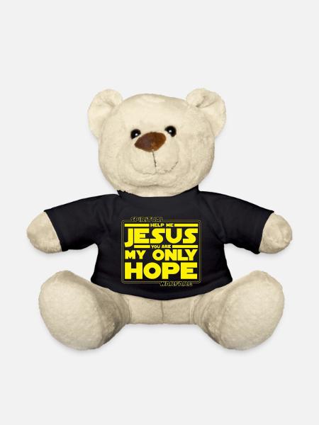 Jesus you are my only Hope - Teddy Bear - black
