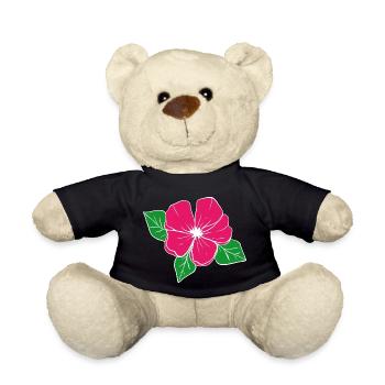 Florist Flower Plant Nature Gardener - Teddy Bear - black - Front