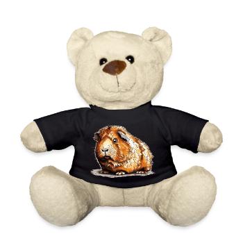 Guinea pigs are just great pets - Teddy Bear - black - Front