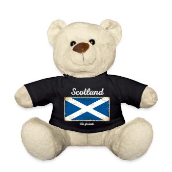 Scotland my Love - Teddy Bear - black - Front