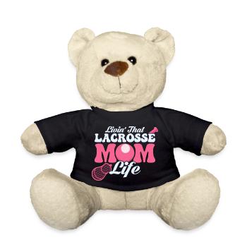 Livin' That Lacrosse Mom Life Goalie Player Team F - Teddy - Schwarz - Vorne