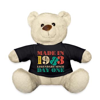 Made in 1993: Legendary Since Day One - Teddy Bear - black - Front