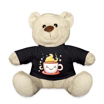 Kaffee Tasse - Teddy - Schwarz - Vorne